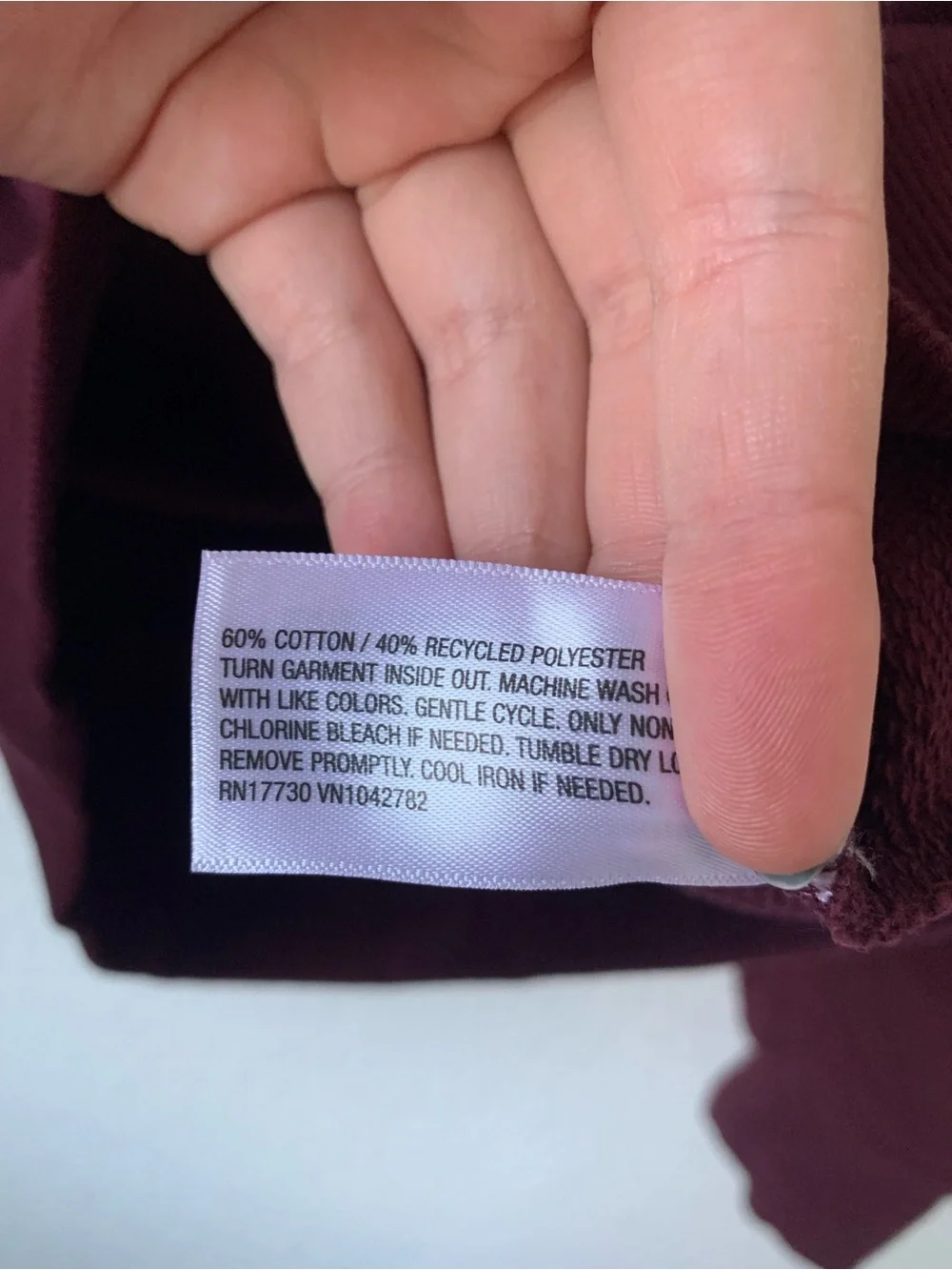 wild fable Burgundy Half-Zip Pullover Sweatshirt - Picture 4 of 9